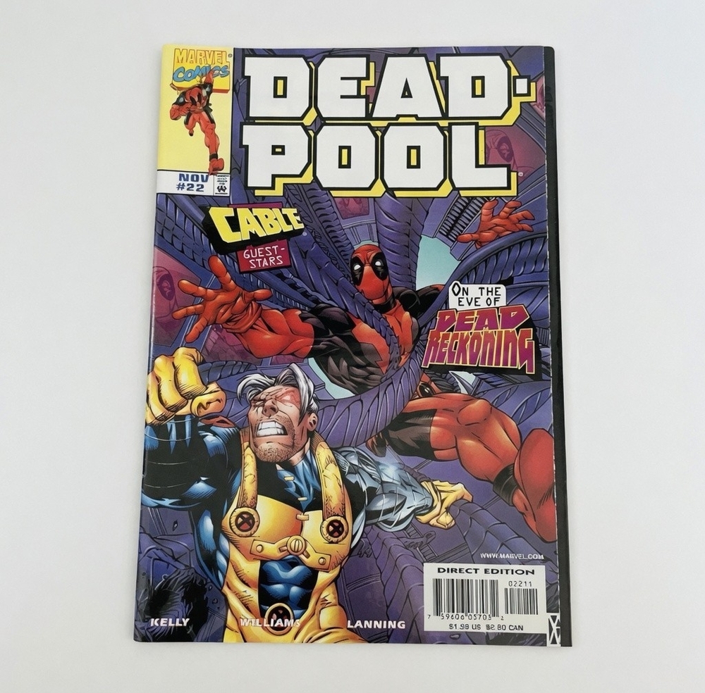 Marvel Comics Deadpool #22 Nov 1998 Cable Guest Stars Dead Reckoning NM New